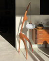 WOMO Flying Saucer Tripod Wood Floor Lamp-WM7136 thumbnail