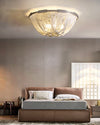 WOMO Bowl Fringe Flush Mount Ceiling Light-WM1137 thumbnail