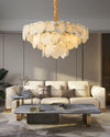 WOMO Tiered Alabaster Chandelier-WM2393 thumbnail