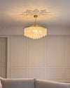 WOMO Tiered Capiz Round Chandelier-WM2346 thumbnail