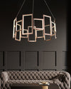 WOMO Rectangular Led Round Chandelier-WM2778 thumbnail
