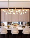 WOMO Firefly Gold Branch Linear Chandelier-WM2553 thumbnail