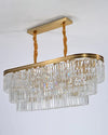 WOMO Tiered Oval Crystal Chandelier-WM2489 thumbnail