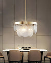 WOMO Round Textured/Seeded Glass Chandelier-WM2741 thumbnail