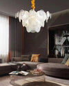 WOMO Textured Glass Disc Chandelier-WM2477 thumbnail