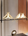 WOMO Gold Bird Round Chandelier-WM2512d thumbnail