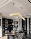 WOMO Pipe Linear Alabaster Pendant Light-WM2889 thumbnail