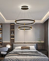 WOMO Tiered Black Rings Chandelier-WM2172 thumbnail