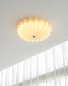 WOMO Pleated Glass Flush Mount Ceiling Light-WM1133 thumbnail
