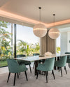 WOMO Fiberglass Globe Pendant Light-WM2577 thumbnail