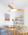 WOMO White Modern Ceiling Fan Lamp-WM5085 thumbnail