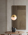WOMO Alabaster Globe Pendant Light-WM2922 thumbnail