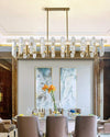 WOMO Linear Crystal Chandelier-WM2459 thumbnail