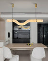 WOMO Liberty Curved Alabaster Pendant Light-WM2891 thumbnail