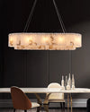 WOMO Oval Alabaster Chandelier-WM2845 thumbnail