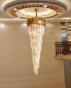 WOMO Gold Cascading Crystal Chandelier-WM2185d thumbnail
