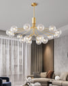 WOMO Glass Globe Brass Chandelier-WM2372 thumbnail