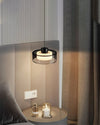 WOMO Black Glass Drum Pendant Light-WM2787 thumbnail
