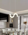 WOMO Pearl Brass Globe Dining Room Chandelier-WM2102c thumbnail