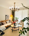 WOMO Fabric Shaded Chandelier-WM2954 thumbnail