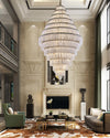 WOMO Giant Tiered Alabaster Foyer Chandelier-WM2926 thumbnail