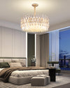 WOMO Rose Gold Round Crystal Chandelier-WM2545 thumbnail