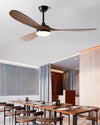 WOMO Large Wood Ceiling Fan with Light - WM5161 thumbnail
