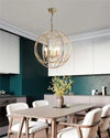 WOMO Gold Orb Cage Chandelier-WM2593 thumbnail