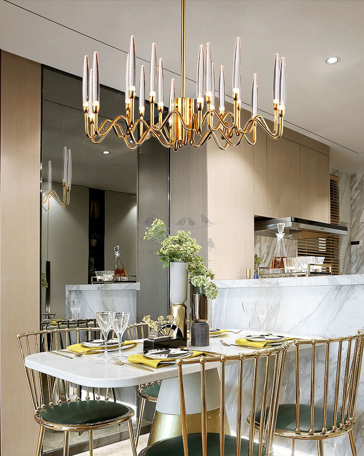 WOMO Crystal Candlestick Chandelier-WM2602