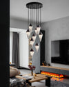 WOMO Cascading Alabaster Staircase Chandelier-WM2862 thumbnail
