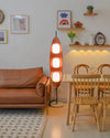WOMO Modern Wood Oval Floor Lamp-WM7080 thumbnail