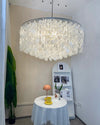 WOMO Tiered Capiz Round Chandelier-WM2346 thumbnail