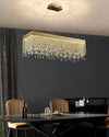WOMO Rectangular Crystal Fringe Chandelier-WM2349 thumbnail