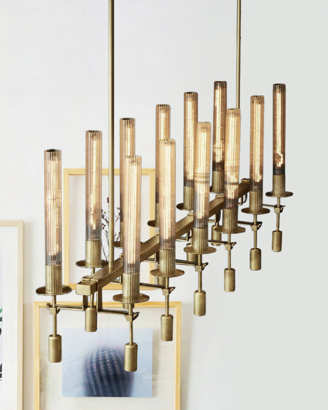 WOMO Candelabra Linear Chandelier -WM2923