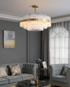 WOMO Gold Round Crystal Chandelier-WM2547 thumbnail