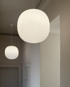 WOMO Lantern Ribbed Milk Glass Pendant Light-WM2676 thumbnail