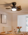WOMO Small Ceiling Fan Lamp-WM5087 thumbnail