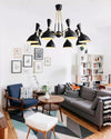 WOMO Adjustable Shaded Chandelier-WM2528 thumbnail