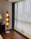 WOMO Modern Wood Oval Floor Lamp-WM7080 thumbnail