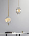 WOMO Pendulum Glass Disc Pendant Light-WM2501 thumbnail