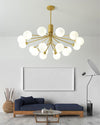 WOMO Frosted Glass Globe Chandelier-WM2915 thumbnail