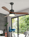 WOMO 3 Wood Blade Ceiling Fan Lamp - WM5174 thumbnail