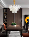 WOMO Textured Glass Disc Chandelier-WM2477 thumbnail