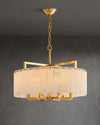 WOMO Round Alabaster Chandelier-WM2390a thumbnail
