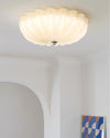 WOMO Pleated Glass Flush Mount Ceiling Light-WM1133 thumbnail