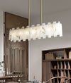 WOMO Rectangular Alabaster Chandelier-WM2856 thumbnail