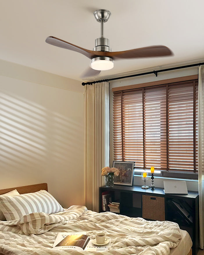 WOMO Mid Century Modern Ceiling Fan Lamp-WM5147