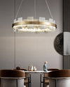 WOMO Gold Alabaster Round Chandelier-WM2394 thumbnail