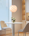 WOMO Swirl Glass Globe Pendant Light-WM2613 thumbnail