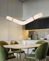 WOMO Pipe Linear Alabaster Pendant Light-WM2889 thumbnail